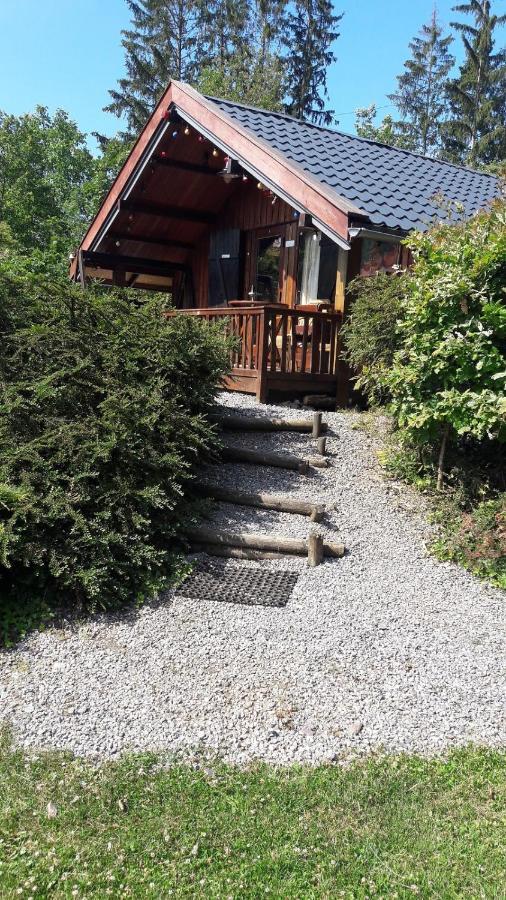 Chalet Barvaux Met Grote Tuin デュルビュイ エクステリア 写真