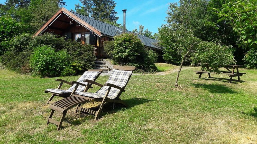 Chalet Barvaux Met Grote Tuin デュルビュイ エクステリア 写真