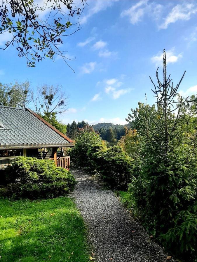 Chalet Barvaux Met Grote Tuin デュルビュイ エクステリア 写真