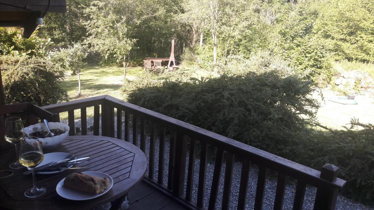 Chalet Barvaux Met Grote Tuin デュルビュイ エクステリア 写真